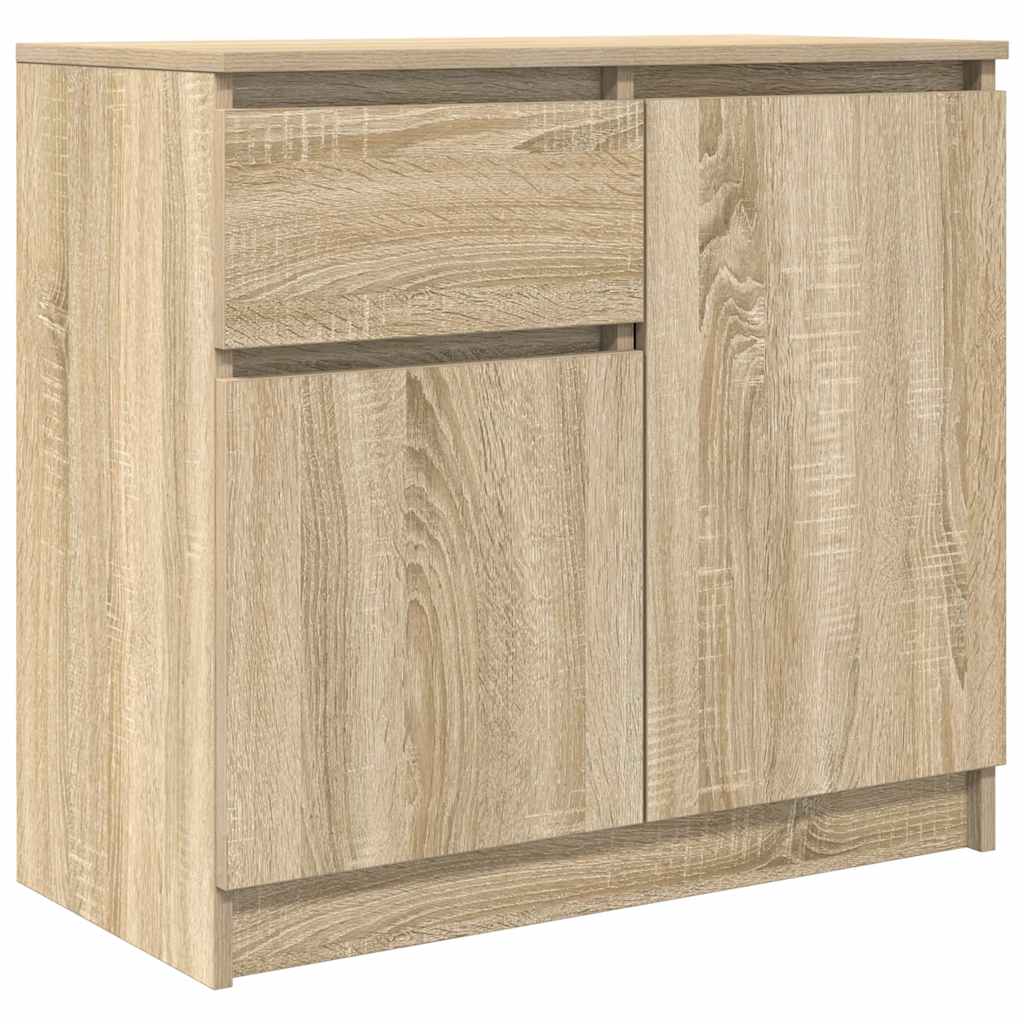 Sideboard With Drawer 71X35X65 Cm Engineered Wood