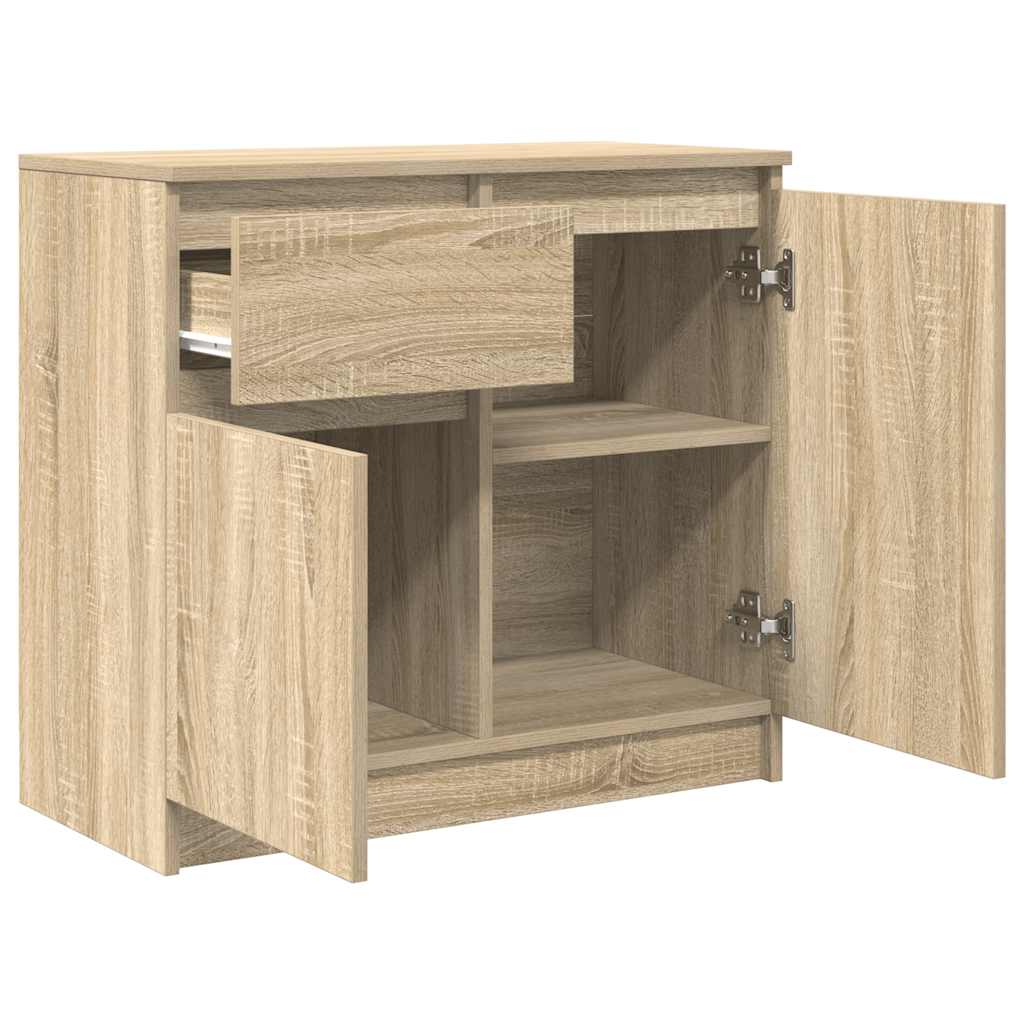 Sideboard With Drawer 71X35X65 Cm Engineered Wood