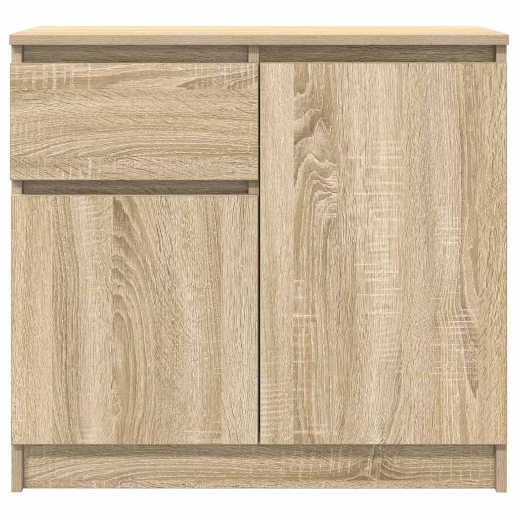 Sideboard With Drawer 71X35X65 Cm Engineered Wood
