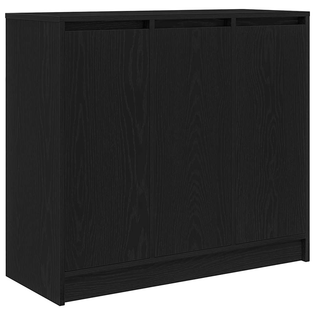Sideboard Engineered Wood Storage Cabinet 85X34X76Cm Living Room Cupboard White