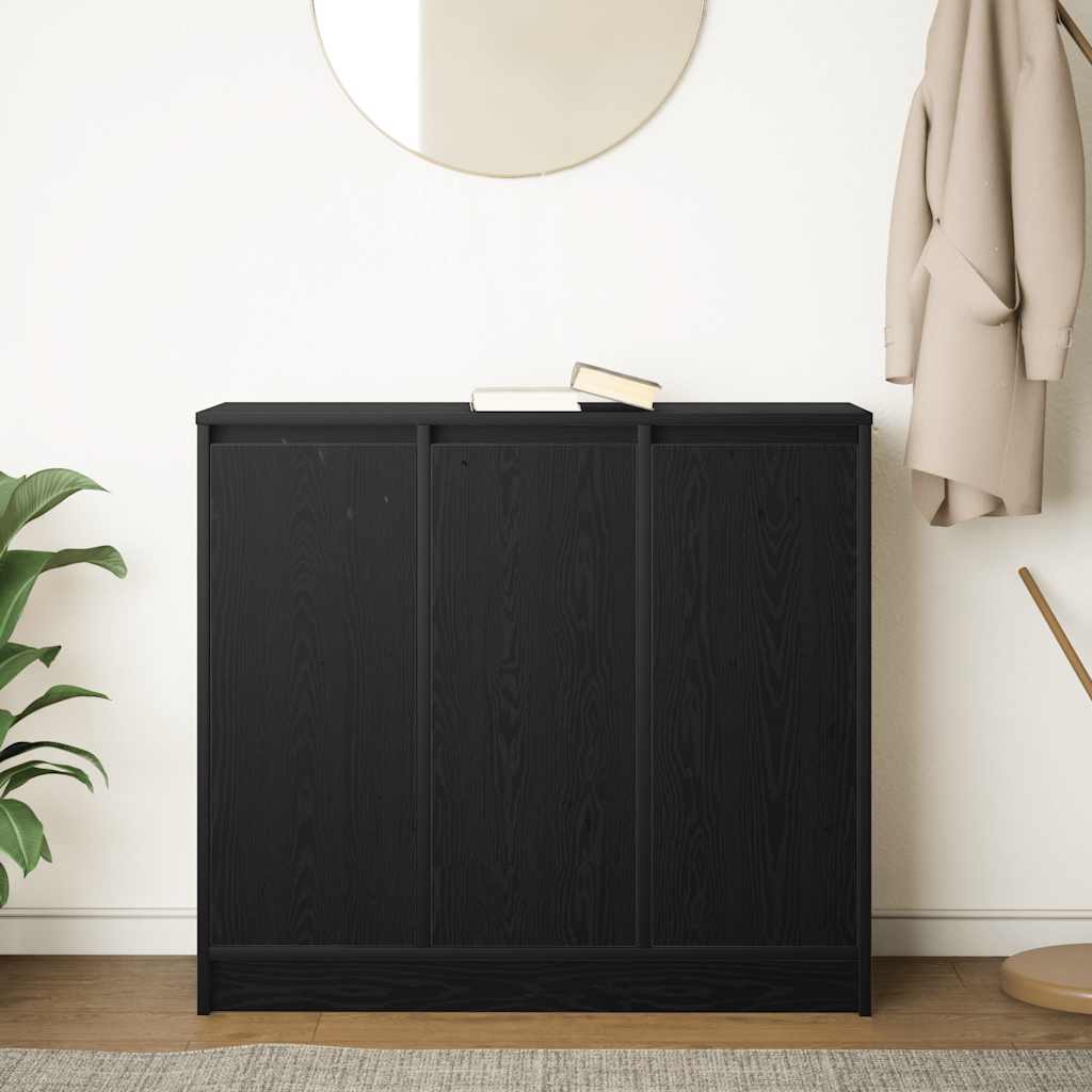Sideboard Engineered Wood Storage Cabinet 85X34X76Cm Living Room Cupboard White