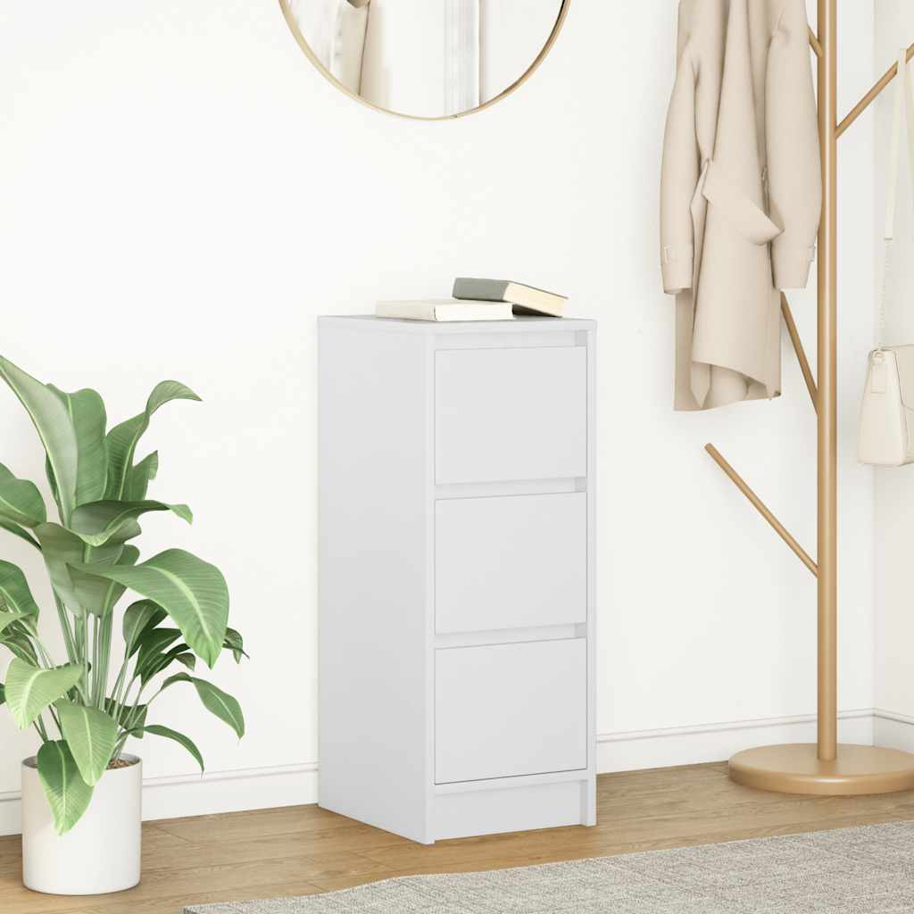 Sideboard 29.5X34X76 Cm Engineered Wood Concrete Grey Artisan Oak Smoked Oak 29.