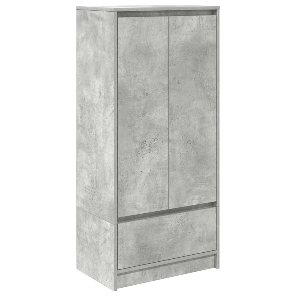 Cabinet With Drawer 55.5X34X119.5 Cm Engineered Wood