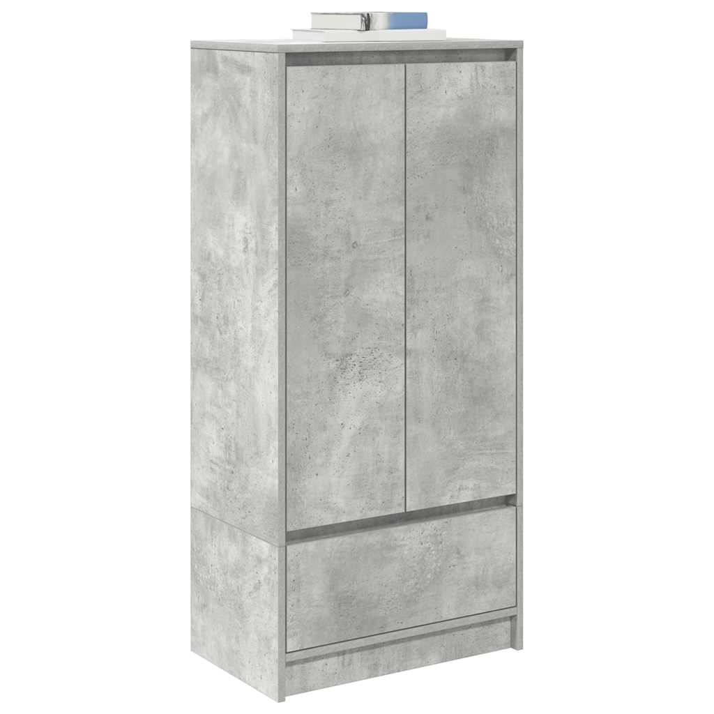Cabinet With Drawer 55.5X34X119.5 Cm Engineered Wood