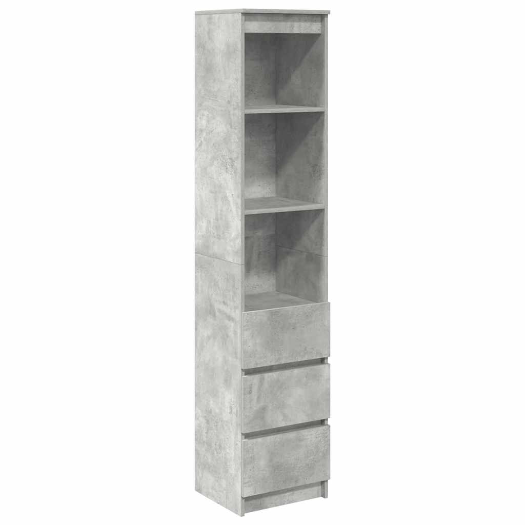 Highboard 37.5X35X180 Cm Engineered Wood