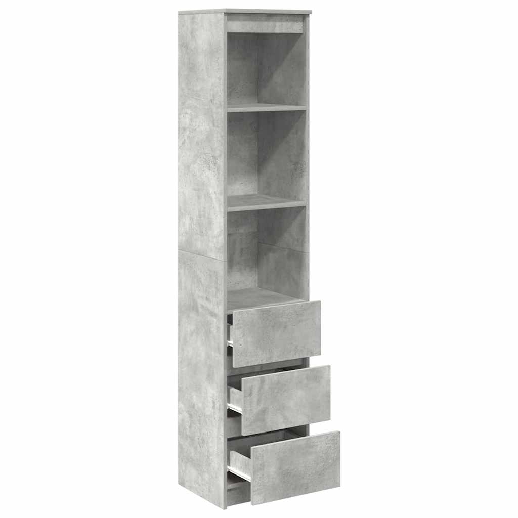 Highboard 37.5X35X180 Cm Engineered Wood