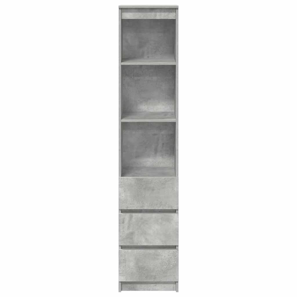 Highboard 37.5X35X180 Cm Engineered Wood