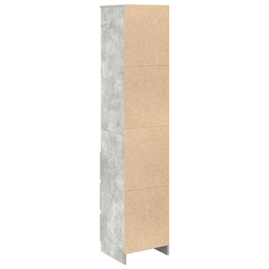 Highboard 37.5X35X180 Cm Engineered Wood