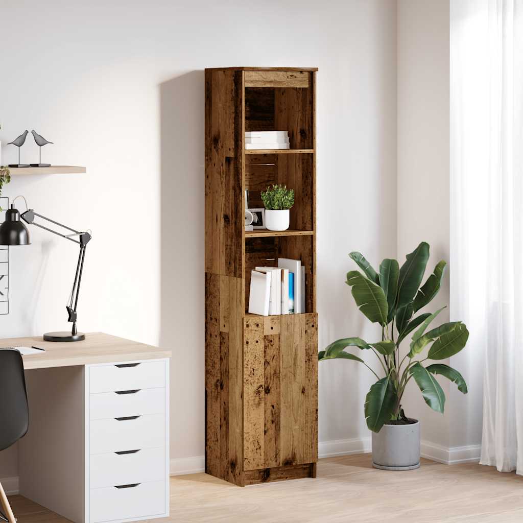 Highboard 70X35X180 Cm Engineered Wood