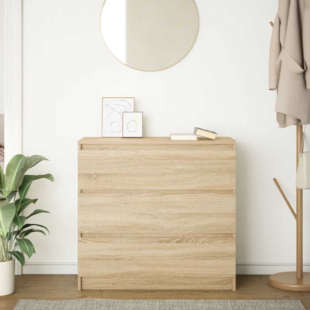 Sideboard 80X35X76 Cm Engineered Wood