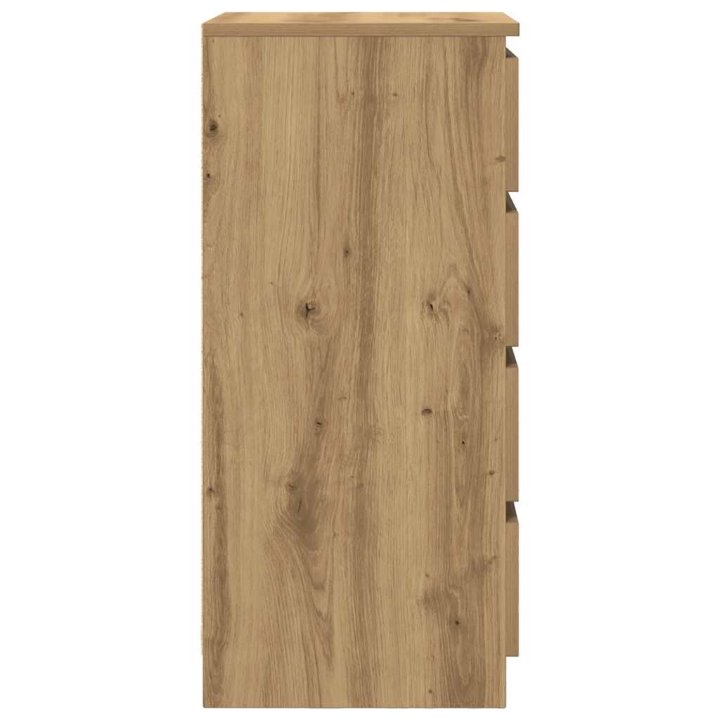Sideboard With Drawers 37.5X35X99 Cm Engineered Wood