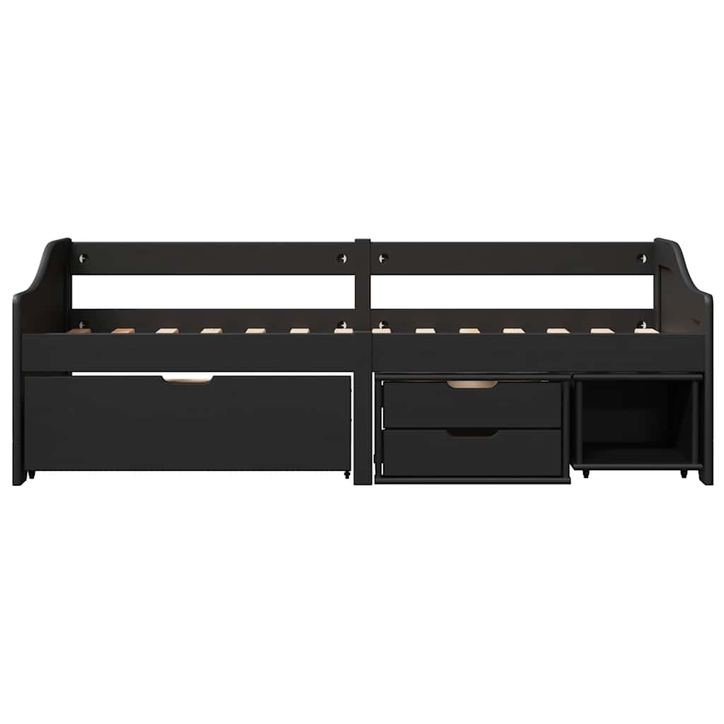 Day Bed With 3 Drawers Without Mattress Irun 90X200 Cm