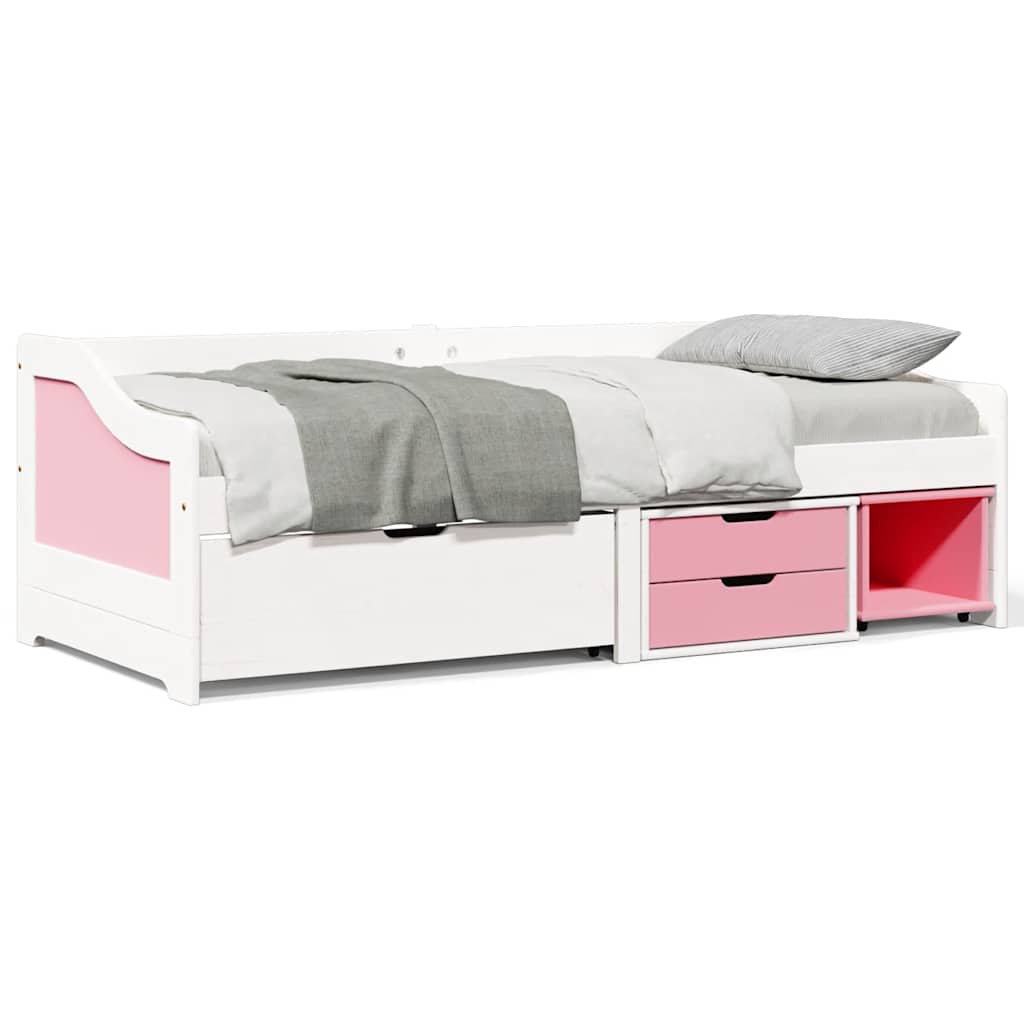 Day Bed With 3 Drawers Without Mattress Irun 90X200 Cm