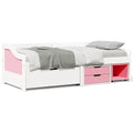 Day Bed With 3 Drawers Without Mattress Irun 90X200 Cm