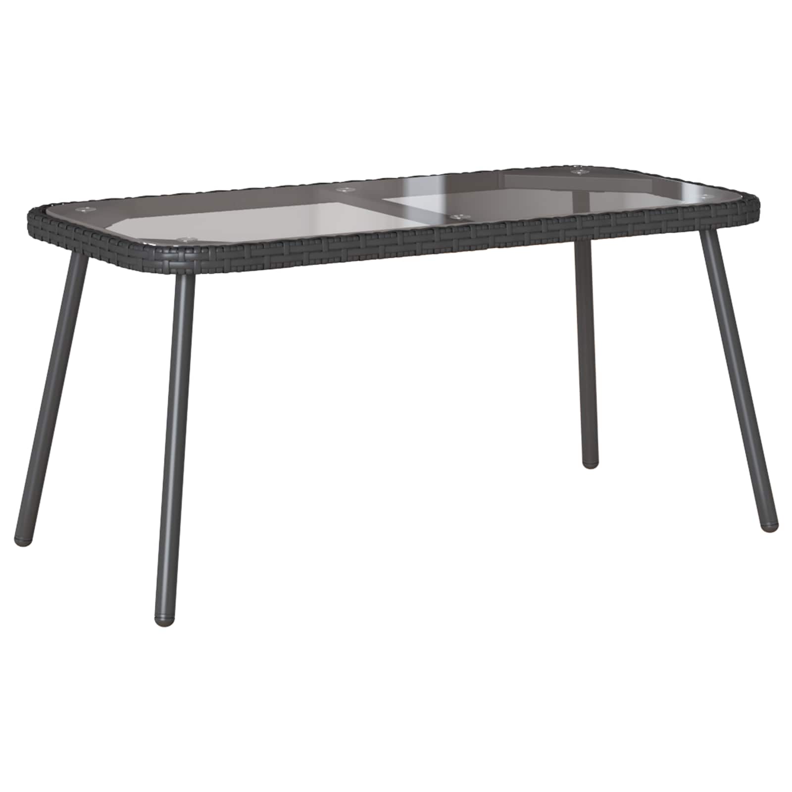 Coffee Table 90 X 45 X 43 Cm Poly Rattan