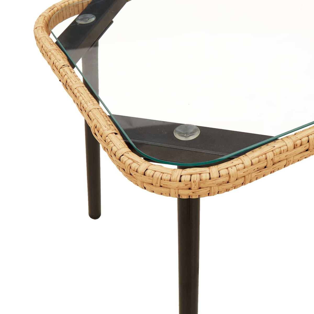 Coffee Table 90 X 45 X 43 Cm Poly Rattan