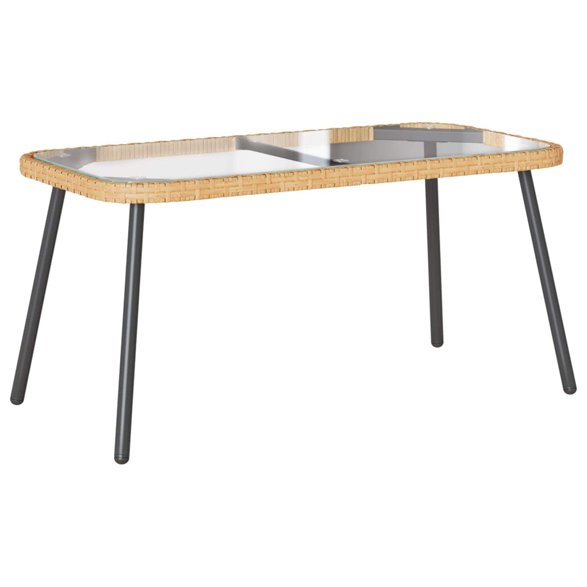Coffee Table 90 X 45 X 43 Cm Poly Rattan