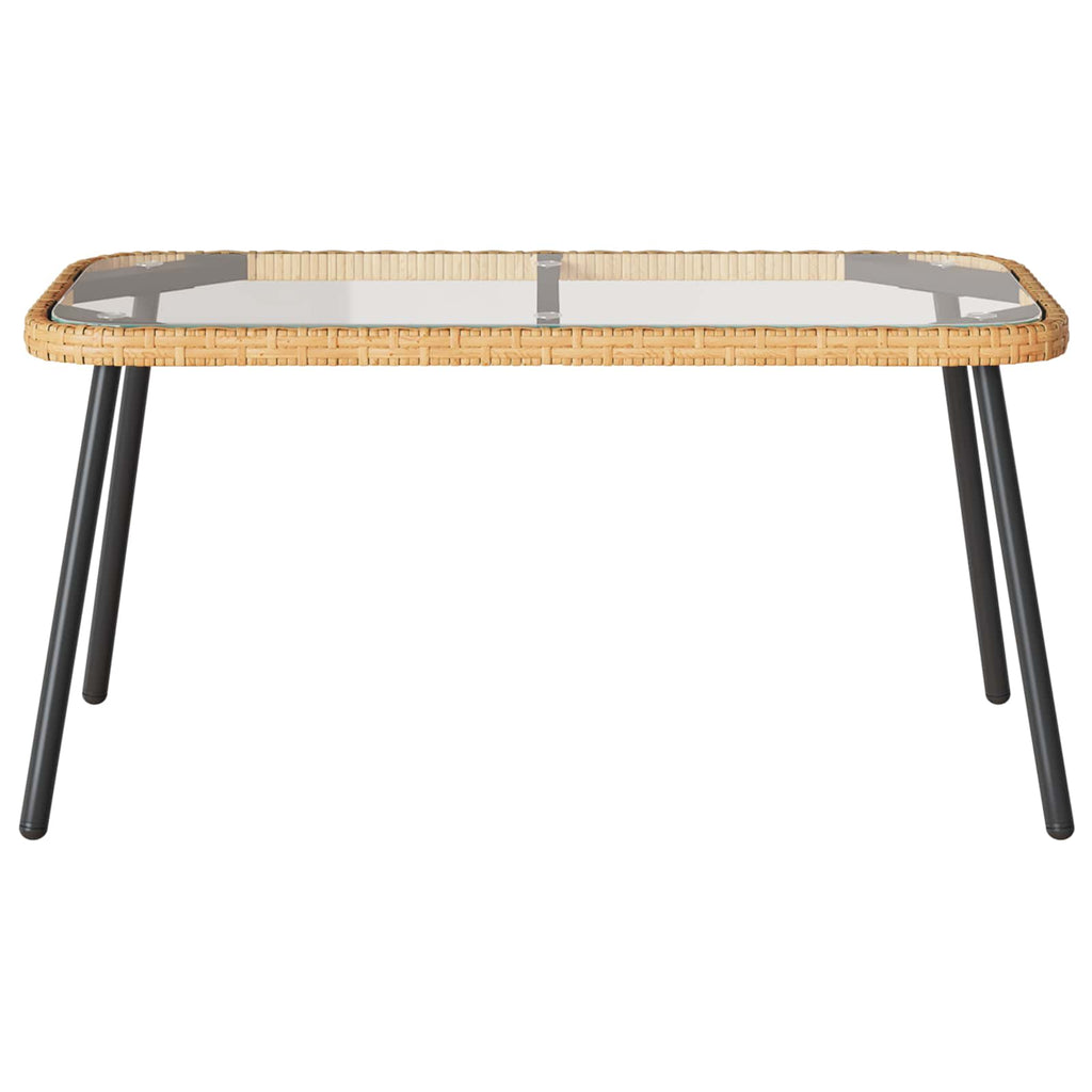 Coffee Table 90 X 45 X 43 Cm Poly Rattan
