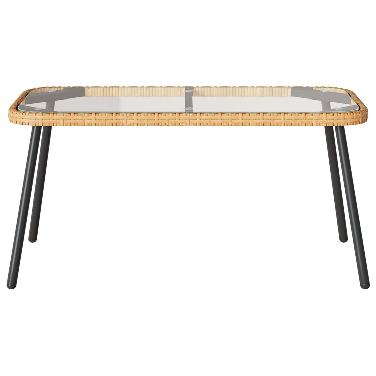 Coffee Table 90 X 45 X 43 Cm Poly Rattan