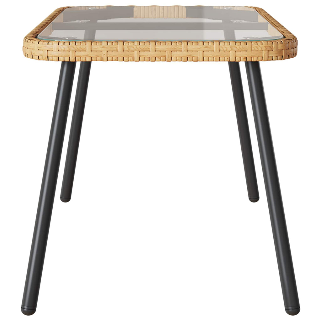 Coffee Table 90 X 45 X 43 Cm Poly Rattan