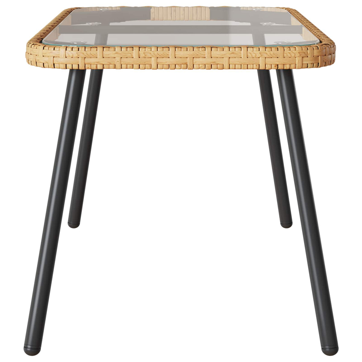 Coffee Table 90 X 45 X 43 Cm Poly Rattan