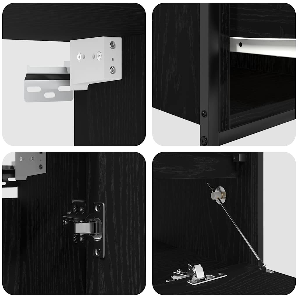 Bathroom Furniture Set 2 Piece Engineered Wood