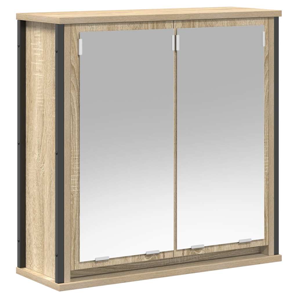 2 Piece Bathroom Furniture Set Engineered Wood