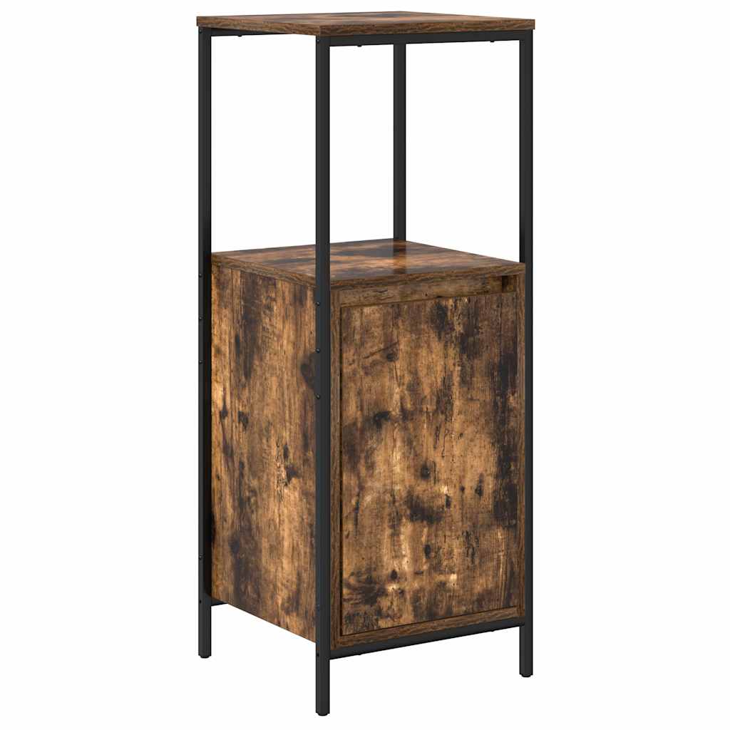 Bathroom Furniture Set Shelf 5 Pcs Brown Engineered Wood
