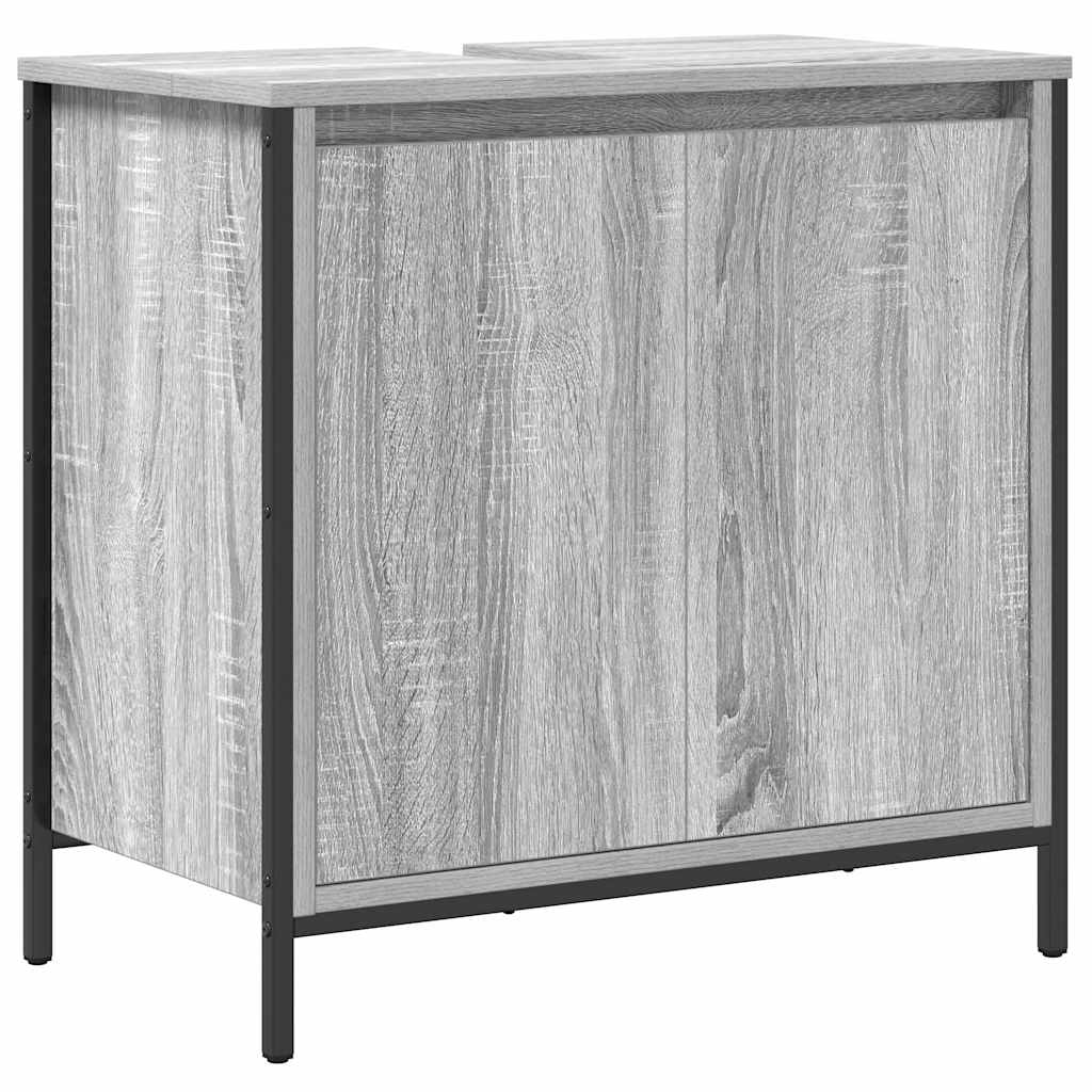 2 Piece Bathroom Furniture Set Engineered Wood