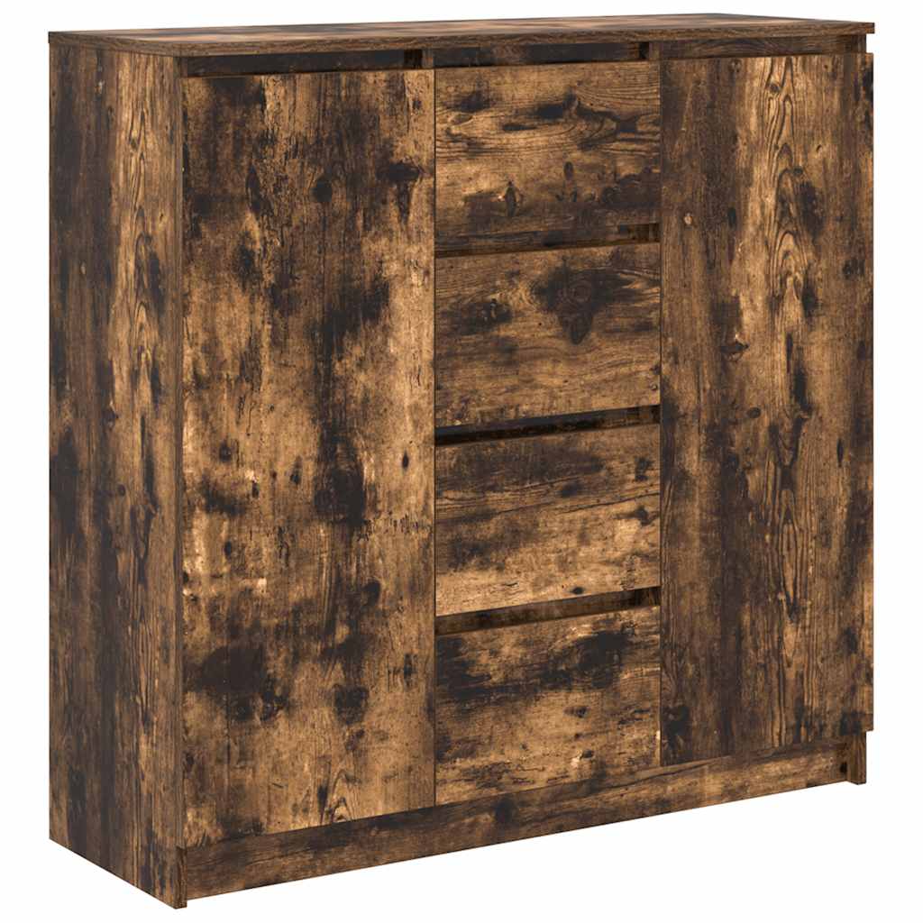 Sideboard With Drawers 100.5X35X98.5 Cm Engineered Wood