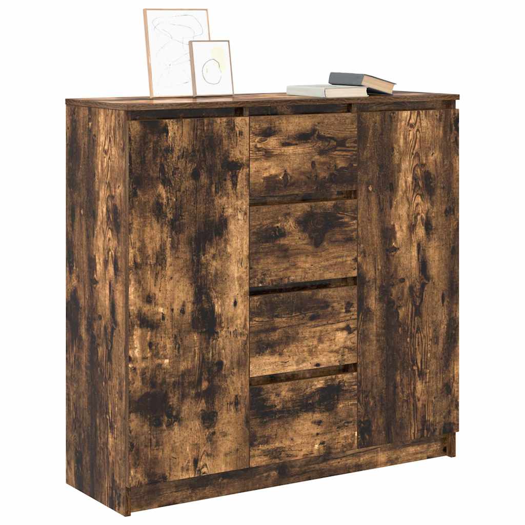 Sideboard With Drawers 100.5X35X98.5 Cm Engineered Wood