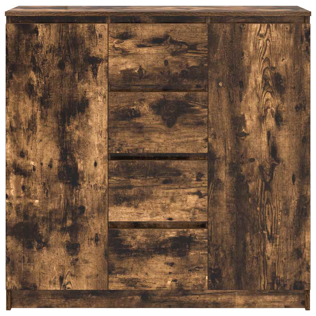 Sideboard With Drawers 100.5X35X98.5 Cm Engineered Wood