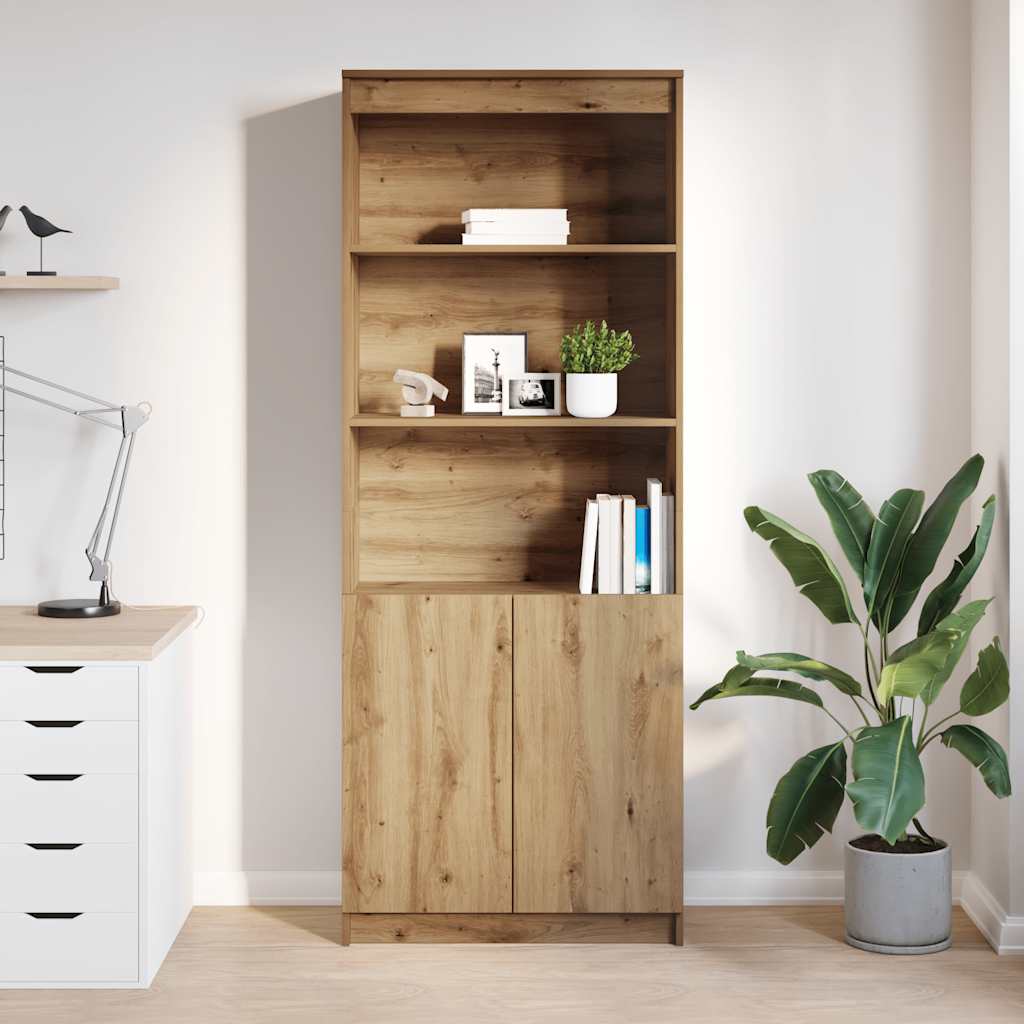 Highboard 70X35X180 Cm Engineered Wood