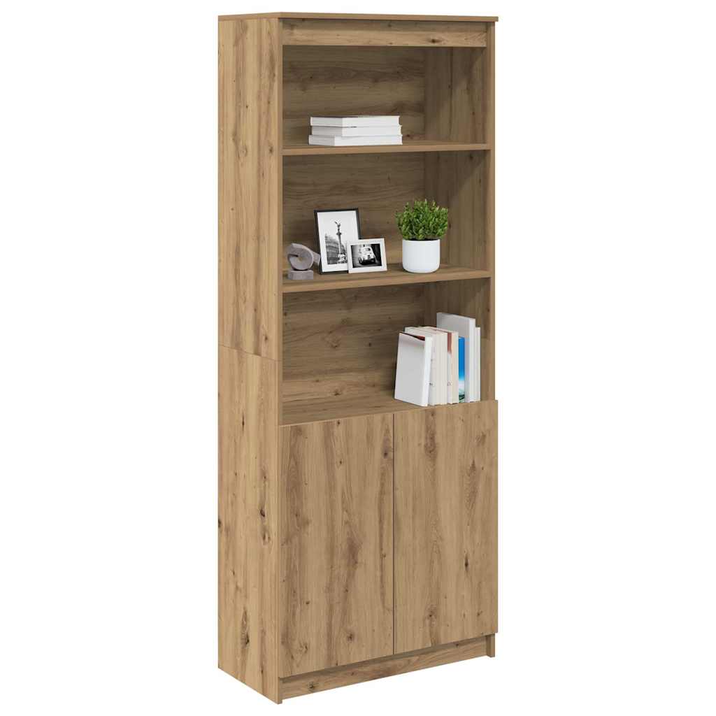 Highboard 70X35X180 Cm Engineered Wood