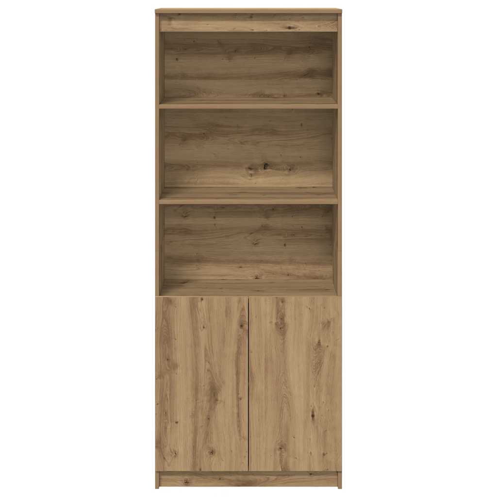 Highboard 70X35X180 Cm Engineered Wood