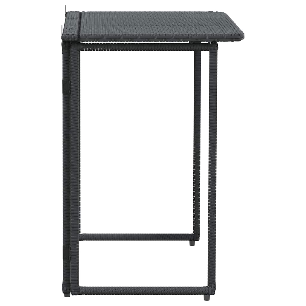 Folding Garden Table 90X51X75 Cm Poly Rattan - Model 4108254