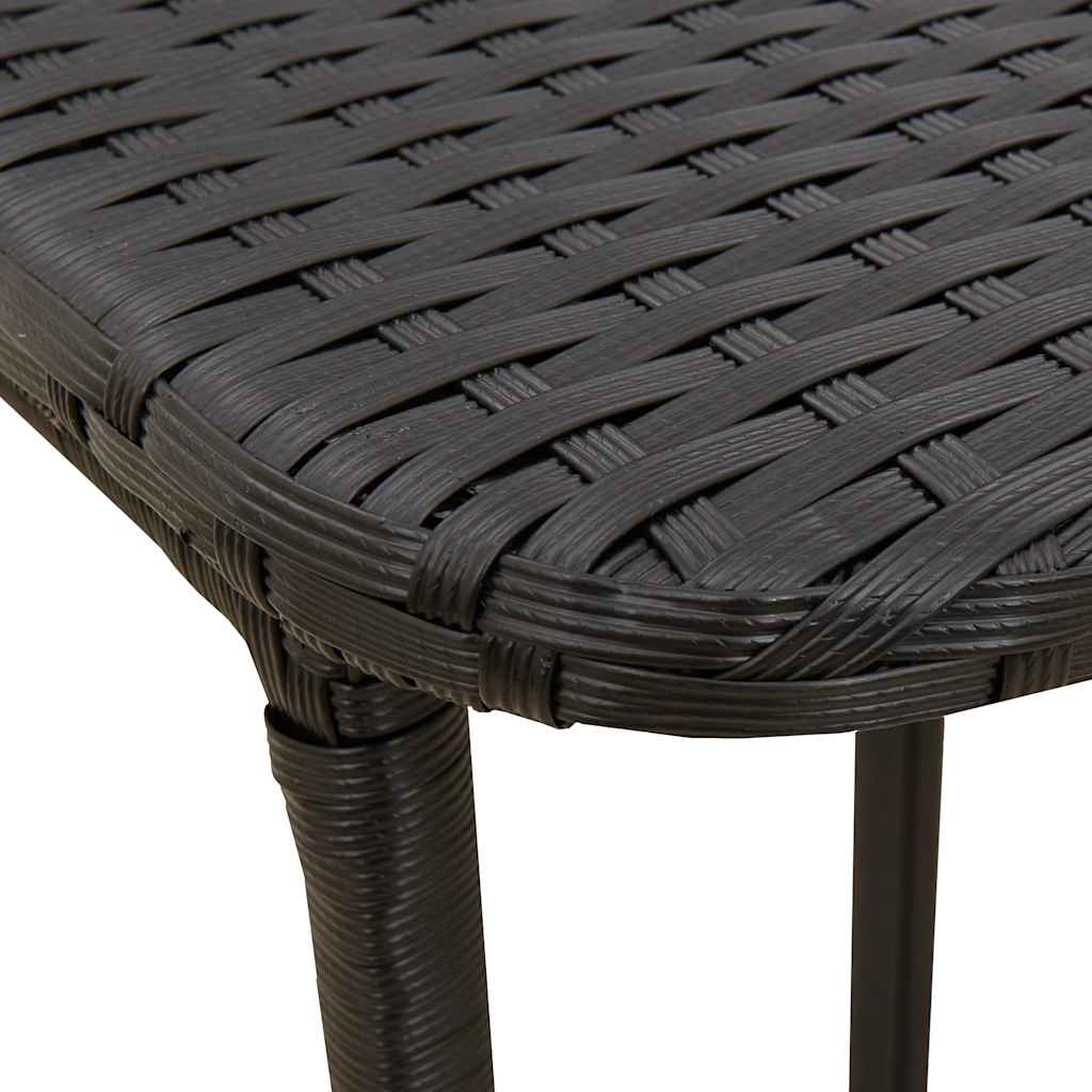 Folding Garden Table 90X51X75 Cm Poly Rattan - Model 4108254