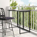 Folding Garden Table 90X51X75 Cm Poly Rattan - Model 4108254