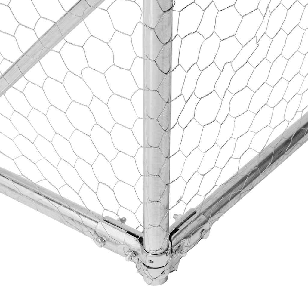 Chicken Run With Roof Galvanised Steel