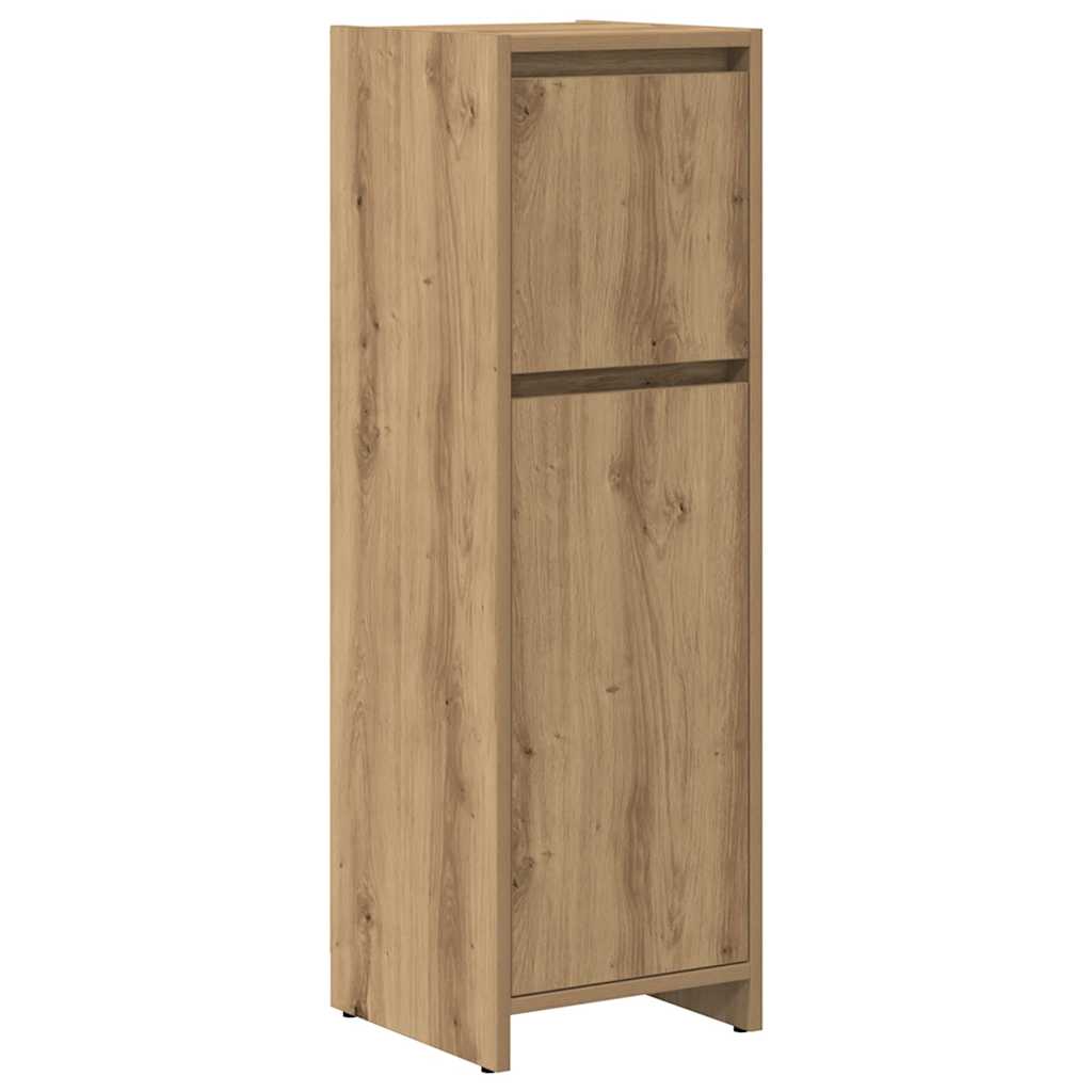 4 Piece Bathroom Furniture Set Engineered Wood