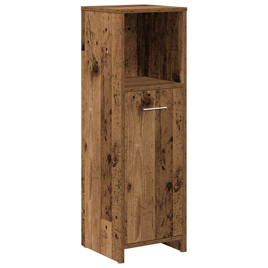 3 Piece Bathroom Furniture Set Engineered Wood