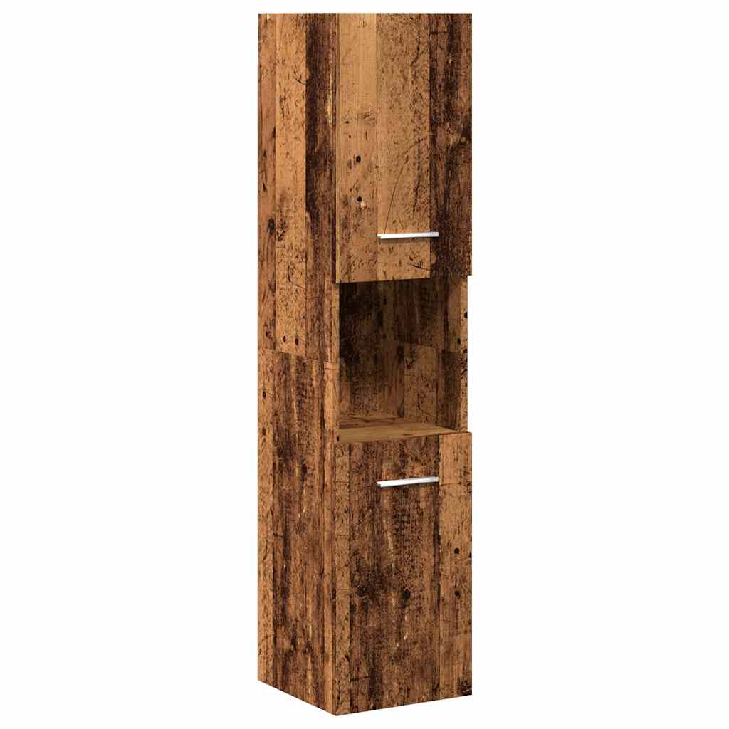 4 Piece Bathroom Furniture Set Engineered Wood