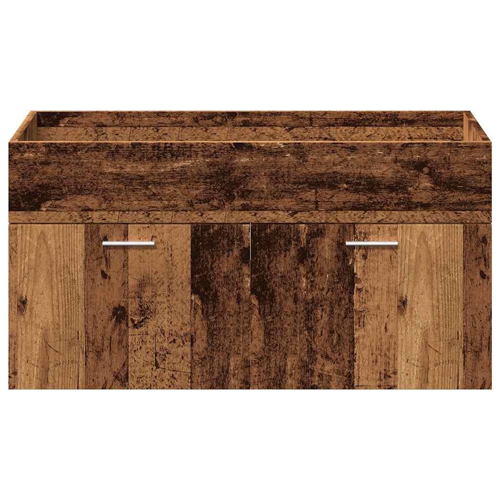 4 Piece Bathroom Furniture Set Engineered Wood