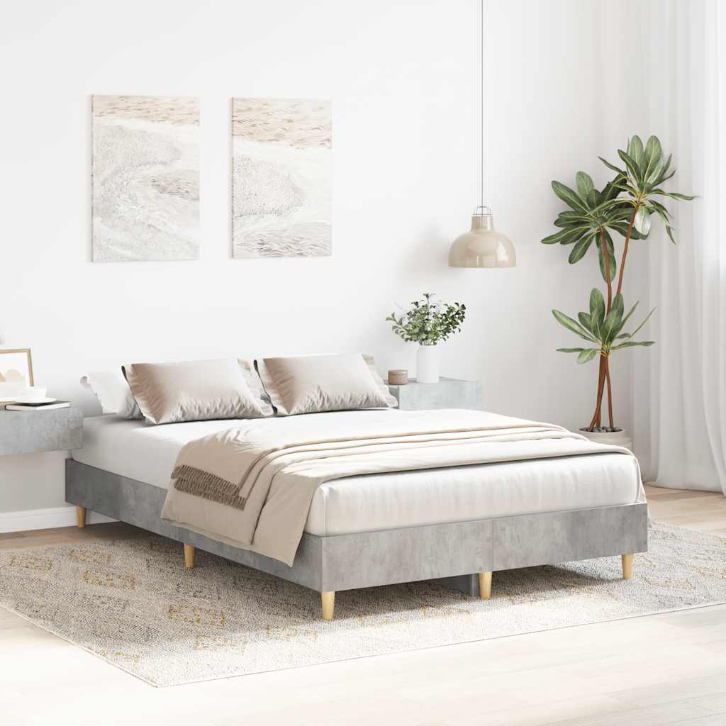 Bed Frame No Mattress Engineered Wood