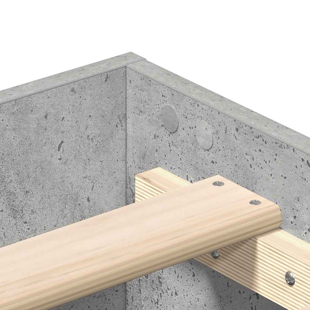 Bed Frame No Mattress Engineered Wood