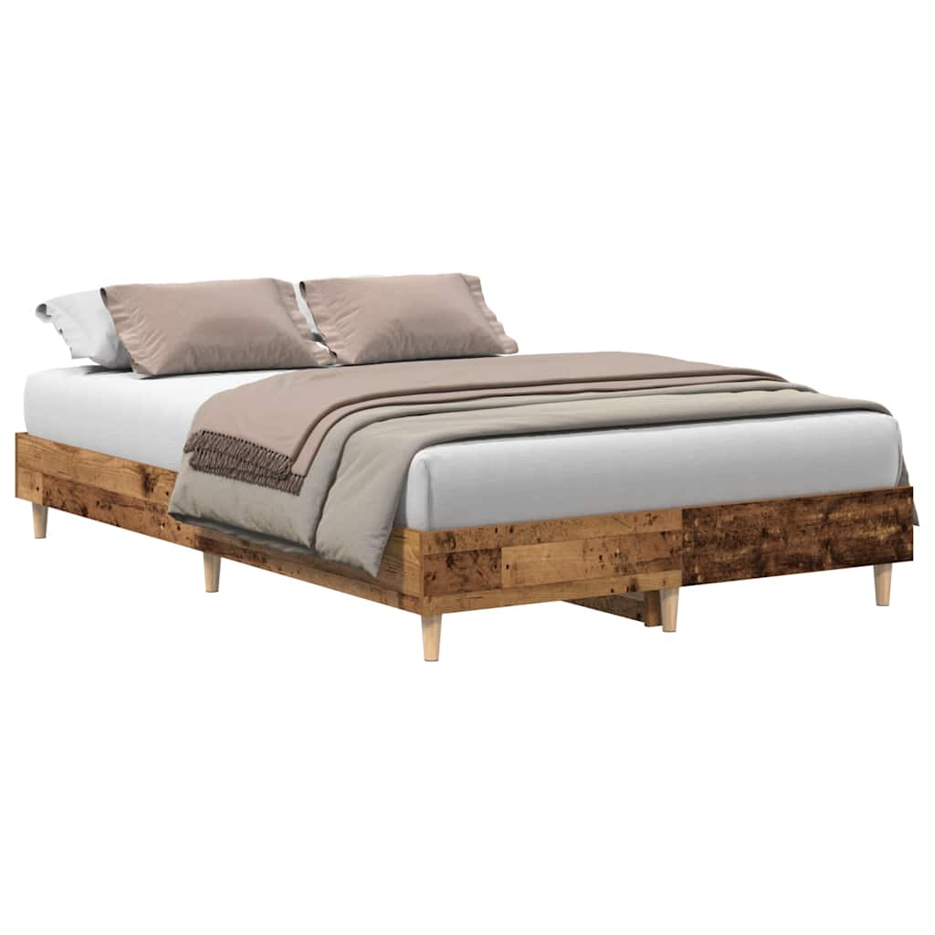 Bed Frame No Mattress Engineered Wood