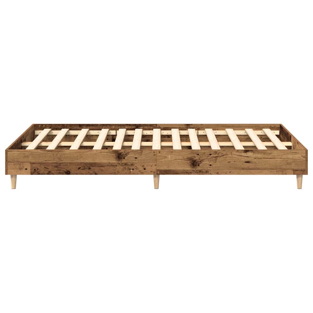 Bed Frame No Mattress Engineered Wood