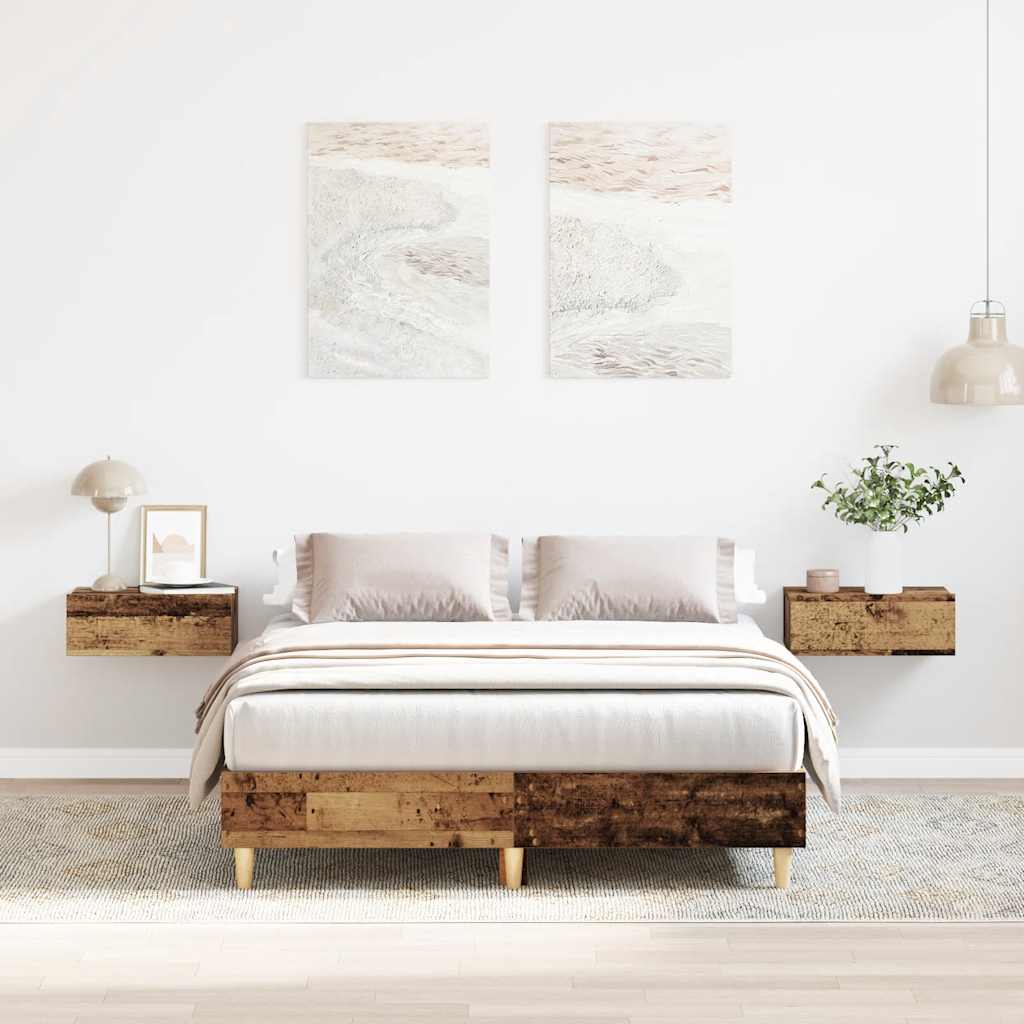 Bed Frame No Mattress Engineered Wood