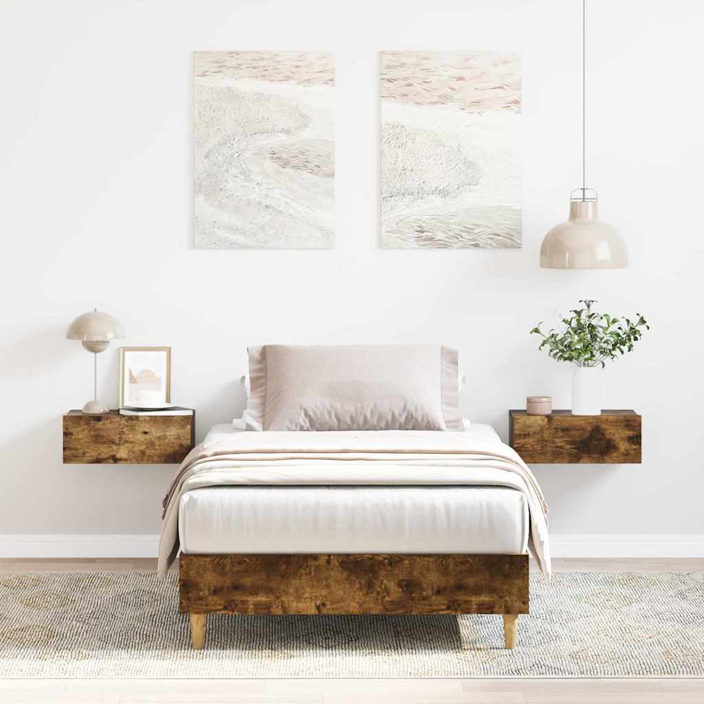 Bed Frame No Mattress Engineered Wood