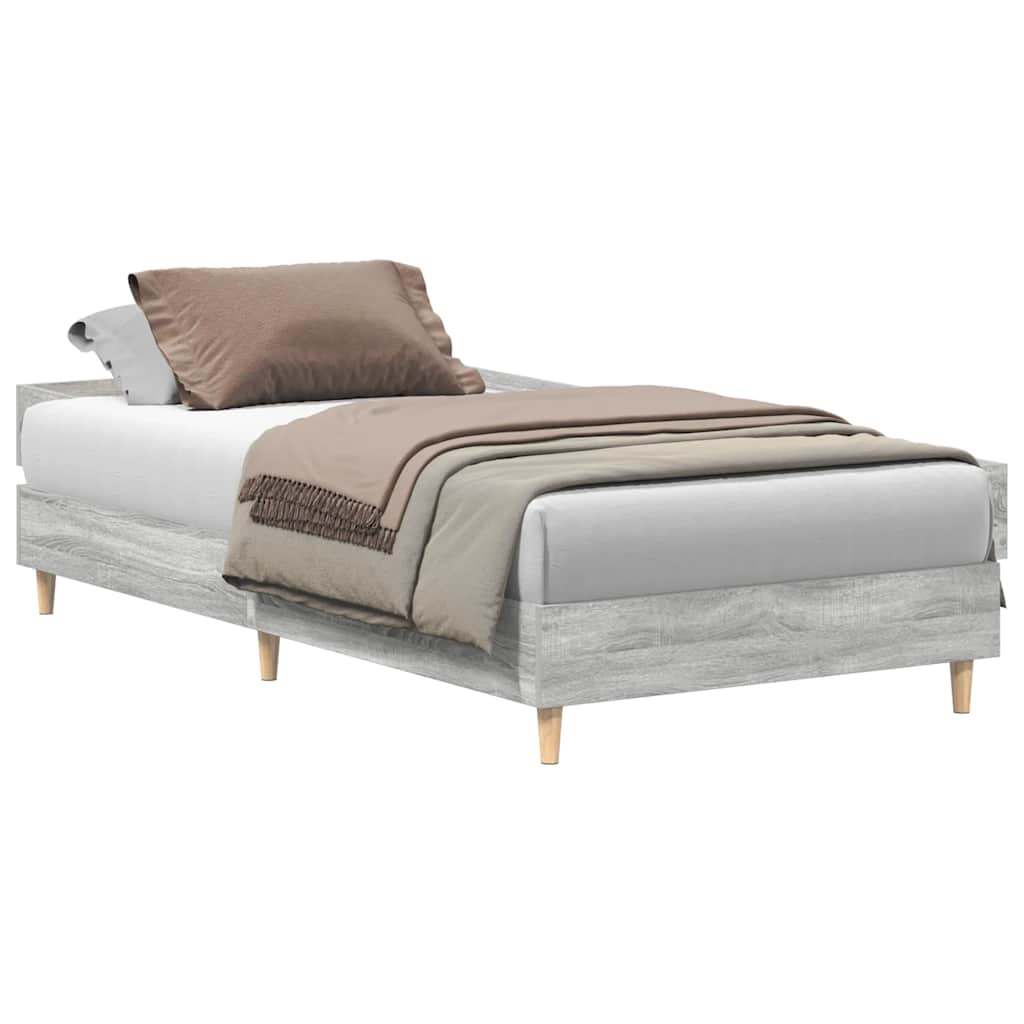 Bed Frame No Mattress Engineered Wood